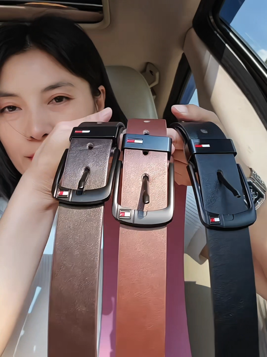 เข็มขัดผู้ชาย หนังPU หัวโลหะ #เข็มขัดผู้ชาย 