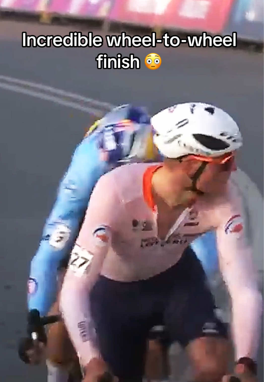 Relive this epic wheel-to-wheel finish from two of the best 🎙️ What a win from Mathieu van der Poel at the 2023 UCI Cyclo-cross World Championships in Hoogerheide 🇳🇱🔥    #Cycling #cyclinglife #cycle #bike #bikelife #biker #sport #sports #sportstiktok #nfldraft #weakheroclass2 #copadelrey #championsleague 