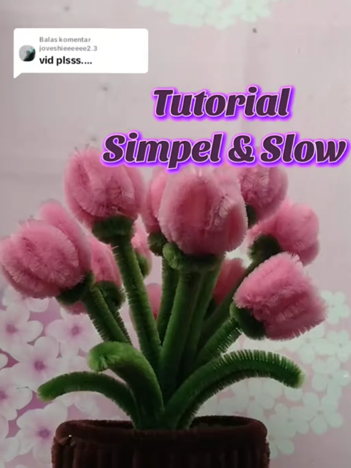 Membalas @joveshieeeeee2.3 Tutorial Bunga tulip versi videonya sudah saya buatkan  dek, semoga bermanfaat yah✨😊 Note : Semua bahan bunganya ada dishowcase yah😊♥️ #kawatbulu #craft #tutorial #handmade #fypシ゚ #SmallBusiness #fyp #fyppppppppppppppppppppppp 