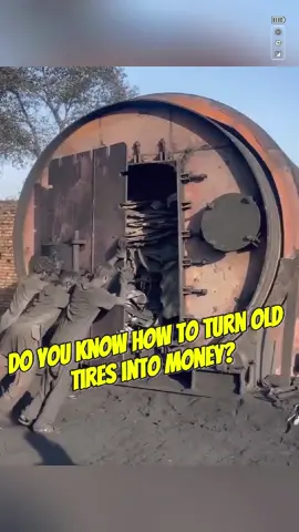 Do you know how to turn old tires into money? #Popularscience #mechanical #Science #technological #record #share #convenient  #invent #design #skill #secure #comfortable #engineering #innovative #fyp 