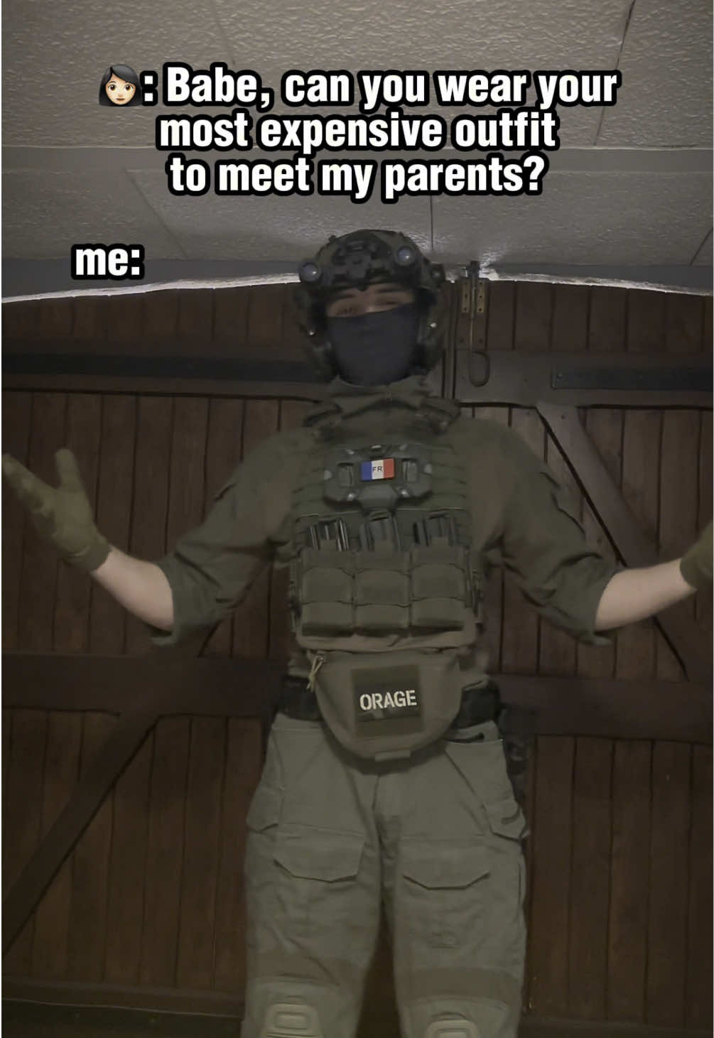 I think the in-laws will love it             #kyttsoft #airsoft #frenchairsoft #military #militaire #rangergreen #rg #fit #outfit #inlaws #expensive #expensiveoutfit #meetparents #foru #pourtoi 
