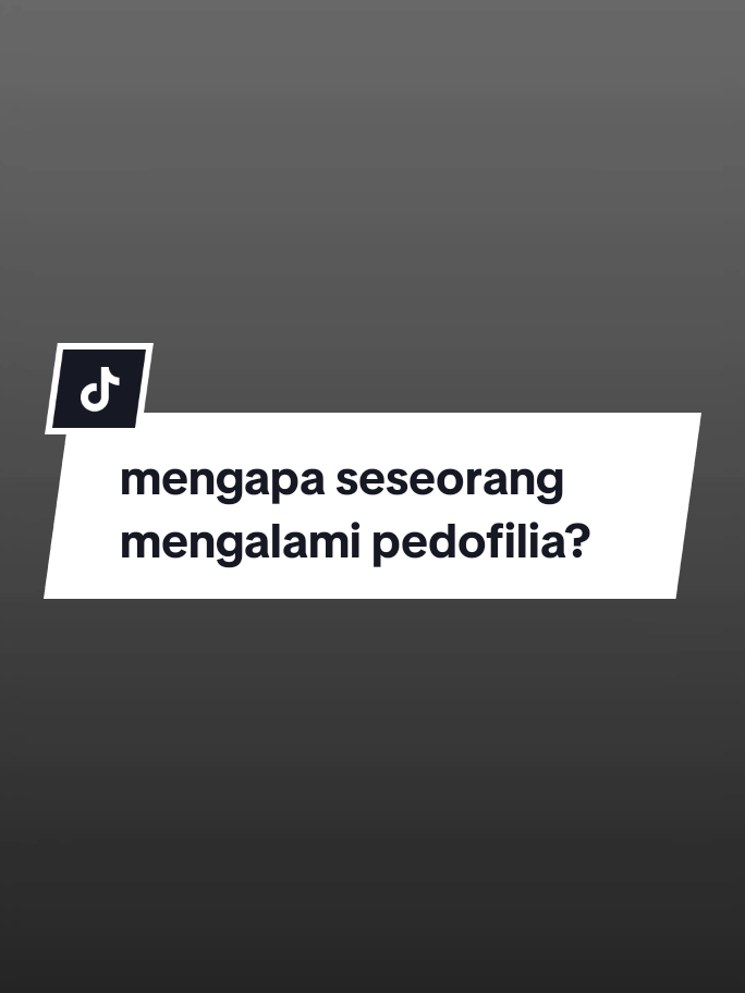 APA ITU PEDOFILIA? Pedofilia adalah gangguan di mana seseorang tertarik secara seksual pada anak-anak yang belum masuk usia puber (biasanya di bawah 13 tahun). Ini bukan sekadar perilaku, tapi kondisi psikologis serius yang bisa membahayakan anak-anak. APA PENYEBABNYA? Penyebab pedofilia pada seseorang bisa dikarenakan pengaruh konten sexsual sehingga tersimpan memori yang buruk pada otak seseorang. Tapi ada beberapa faktor lainnya yang mungkin berpengaruh: •Trauma masa kecil •Gangguan perkembangan otak •Lingkungan atau pola asuh yang buruk Masalah kejiwaan lain APAKAH BISA DISEMBUHKAN? Belum ada cara yang pasti untuk benar-benar menyembuhkan. Tapi bisa dikendalikan dengan: • Terapi psikologis • Obat tertentu (untuk menekan dorongan seksual) • Dukungan keluarga dan lingkungan #xyzbcafypシ #history #knowledge #sains #kimia #study #mystery #trending #viral #ilmupengetahuan #fyp 