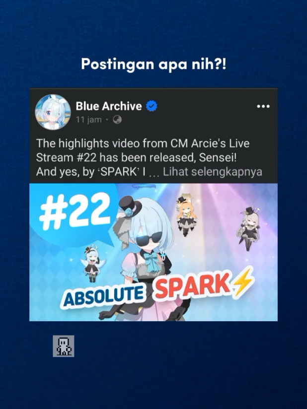 Absolute Spark Blue Archive. #funny #forfun #funnyvideos #game #games #bluearchive #bluearchiveglobal #bluearchiveindonesia #fyp #indonesia #foryou 