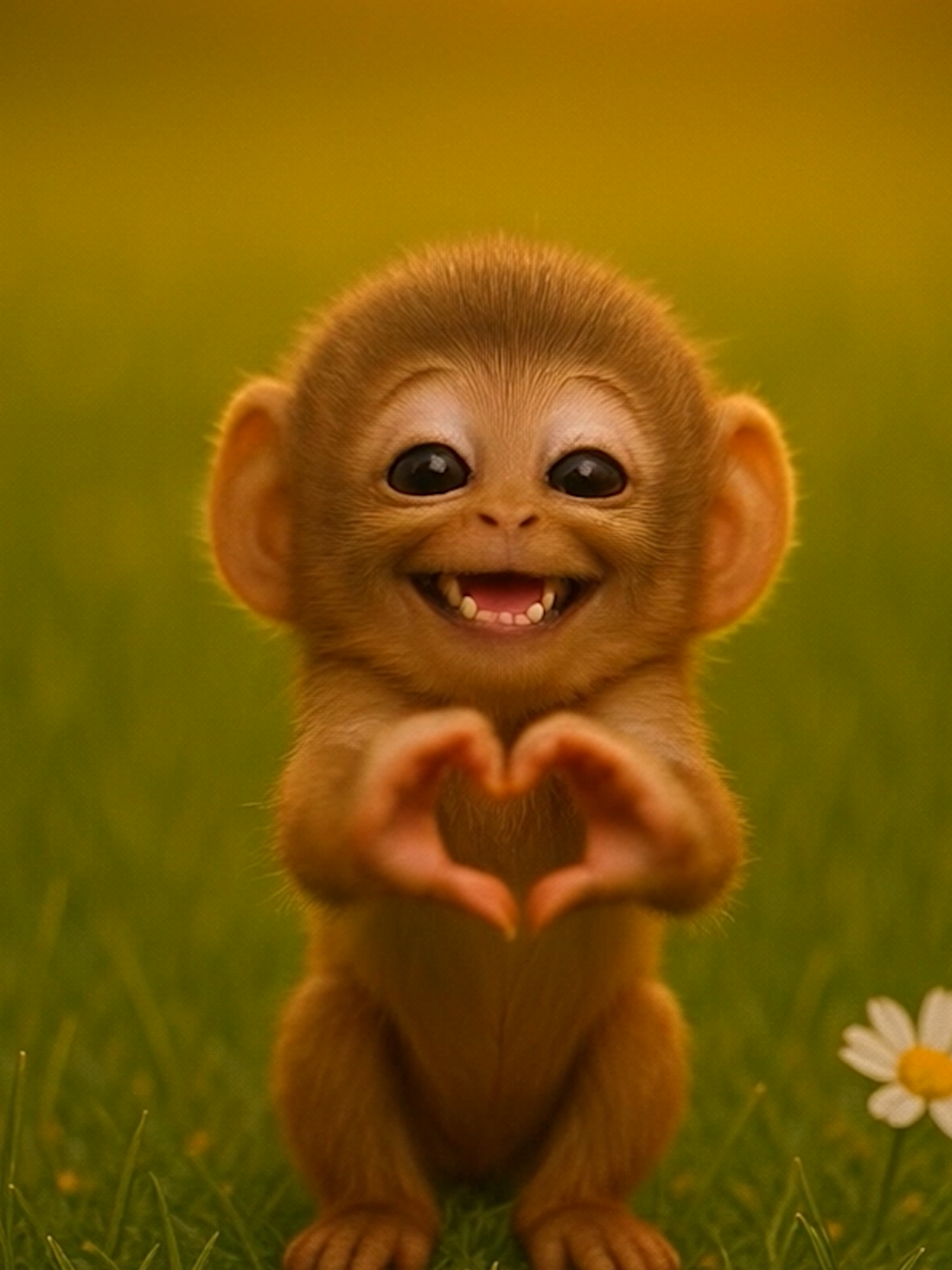 This cute monkey is giving you his heart #cutemonkeys #funnyanimals #virał #kindermitmachlieder #fürdich #fürkinder #viralesvideo #patitojuanchallenge #elpatitojuan #patitojuan😎 #kindertiktok  #sweetmonkey #nhacthieunhi #thieunhi #kinderlieder