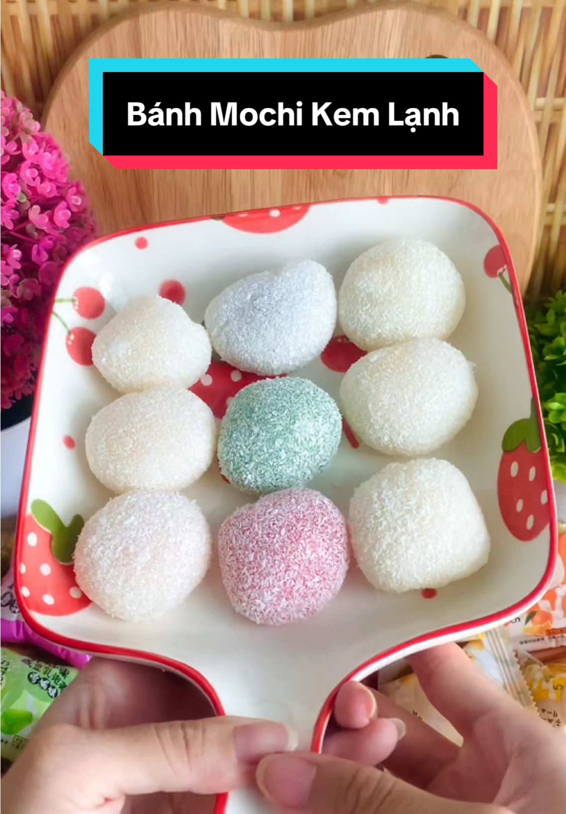 Bánh mochi kem lạnh #banhmochi #banhmochikemlanh #banhmochimixvi #banhmochikhoaimon #tieugiai 