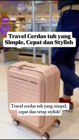 Buka koper depan, ambil laptop, langsung jalan! Koper Frontec ini beneran secanggih itu! Udah USB port, TSA lock, sampe slot laptop! #KoperCanggih #AmericanTourister #FrontecSpinner #Authenticbagsindo #TravelSmart #KoperStylish #kopermurah #koper branded  #travelhack 