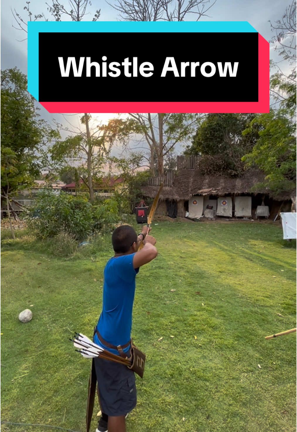 Whistle Arrow ลูกธนูหัวนกหวีด #archery #archer #traditionalarchery #arrow #ธนู #ยิงธนู #ลูกธนูหัวนกหวีด #whistlearrow 