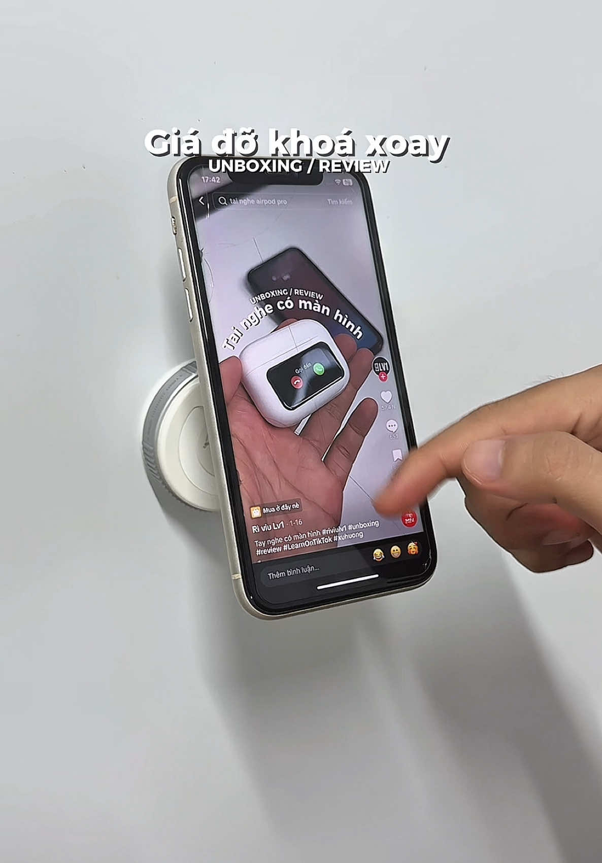 Giá đỡ khoá xoay #riviulv1 #xuhuong #unboxing #giadodienthoai #giadokhoaxoay #giado 