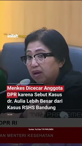 Menteri Kesehatan Budi Gunadi Sadikin dicecar Anggota Komisi IX DPR RI, Irma Suryani, dalam rapat kerja di Senayan, Selasa (29/4/2025). Interupsi disampaikan Irma setelah Menkes menyebut kasus perundungan di Program Pendidikan Dokter Spesialis (PPDS) Undip lebih besar dari Unpad, sehingga perlu penanganan lebih cepat. Irma menegaskan bahwa semua kasus perundungan di lingkungan pendidikan kedokteran harus ditangani secara setara dan serius, tanpa membandingkan tingkat keparahan. Polemik ini muncul di tengah sorotan publik terhadap praktik kekerasan dan tekanan dalam sistem pendidikan dokter spesialis di Indonesia. #inilahNews #Menkes #BudiGunadiSadikin #DPR #PPDS #RSHS #Inilahcom #titiktengah #titikcerah 