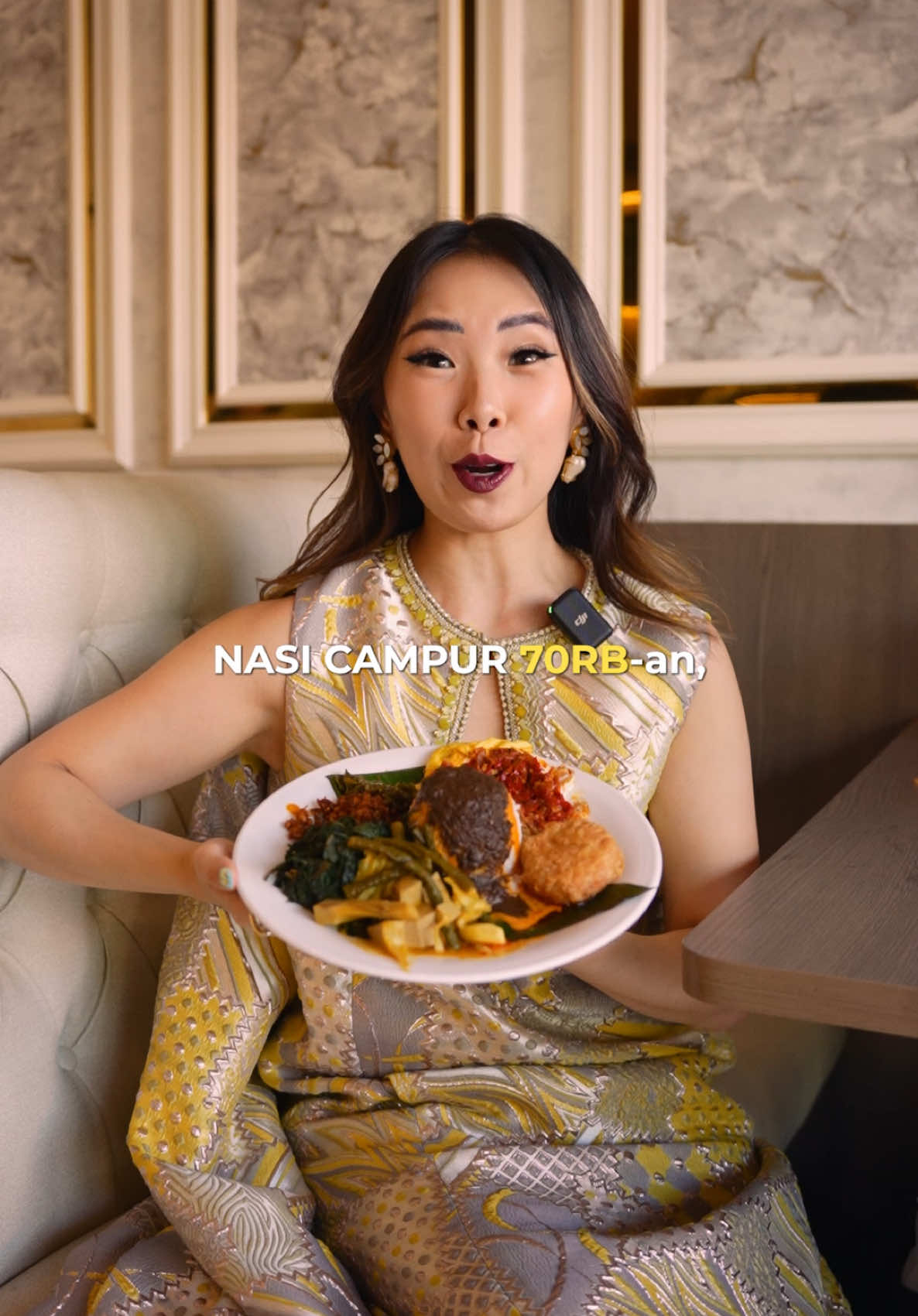 Bandingin NASI CAMPUR 70RB vs 200RB vs 400RB 🥵🍛🥗🍗 #streetfood #indonesianfood #seafood  #creatorsearchinsights #sashimi halal sushi sashimi nasi padang