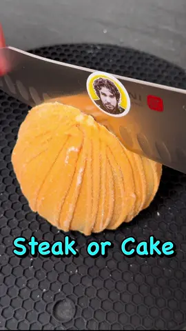 Steak or cake #asmr #food #satisfying