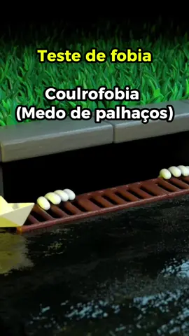 Teste de fobia, coulrofobia medo de palhaços  #assustador #medo #fobia #clown #palhaço #teste 