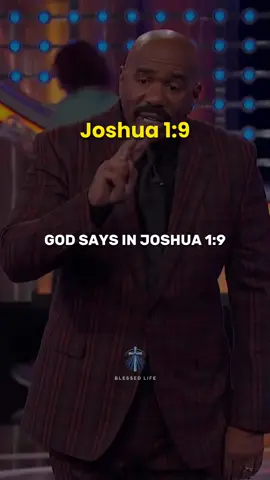 The Bible Verse Joshua 1:9  #joshua1vs9  #bibleversedaily #pray #steveharvey 