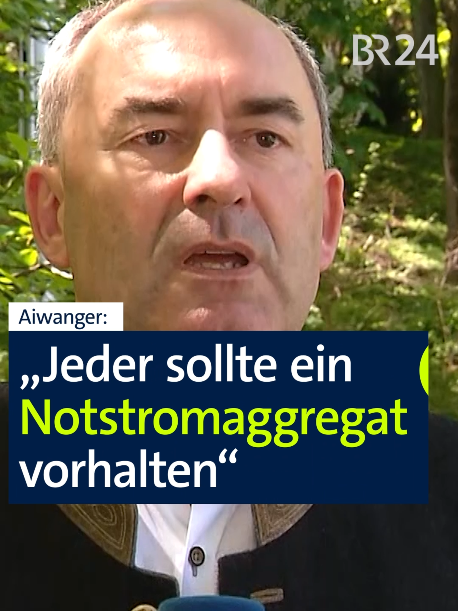Nach dem massiven Stromausfall in Spanien und Portugal rät Bayerns Energieminister Aiwanger Bürgern zur Anschaffung eines Notstromaggregats. Experten wieHerbert Saurugg, Internationaler Blackout- und Krisenvorsorgeexperte, raten dagegen davon ab, da hier das Gefahrenpotenzial zu groß sei. #Blackout #Aiwanger #Bayern