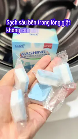 Combo 12 Viên Sủi Làm Sạch Và Khử Mùi Máy Giặt Viên vệ sinh máy giặt QUZE #vesinhmaygiat #vesinhlonggiat #vientaylongmaygiat #taylongmaygiat #vesinhlongmaygiat 