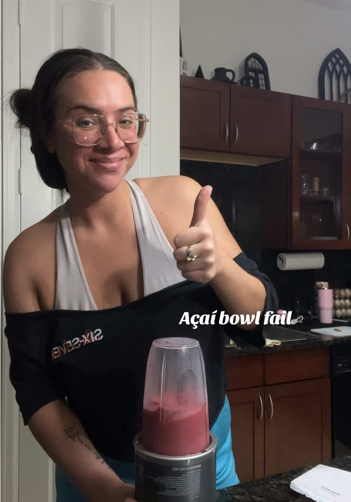 This was a bust #fyp #acaibowl #foryou #healthysnacks 