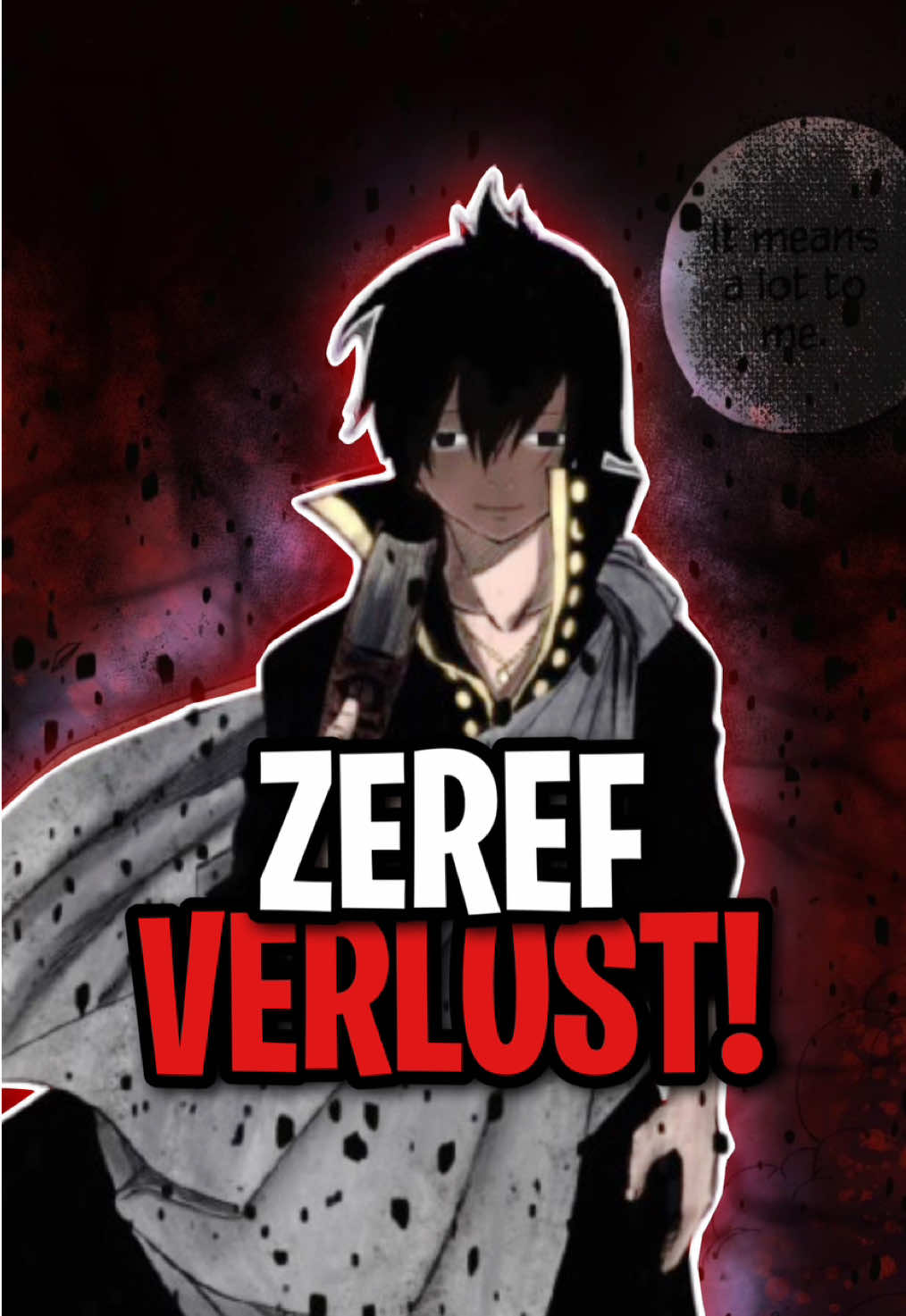 Der Verlust von Zeref #zeref #dragneel #natsu #natsudragneel #fairytail #verlust 