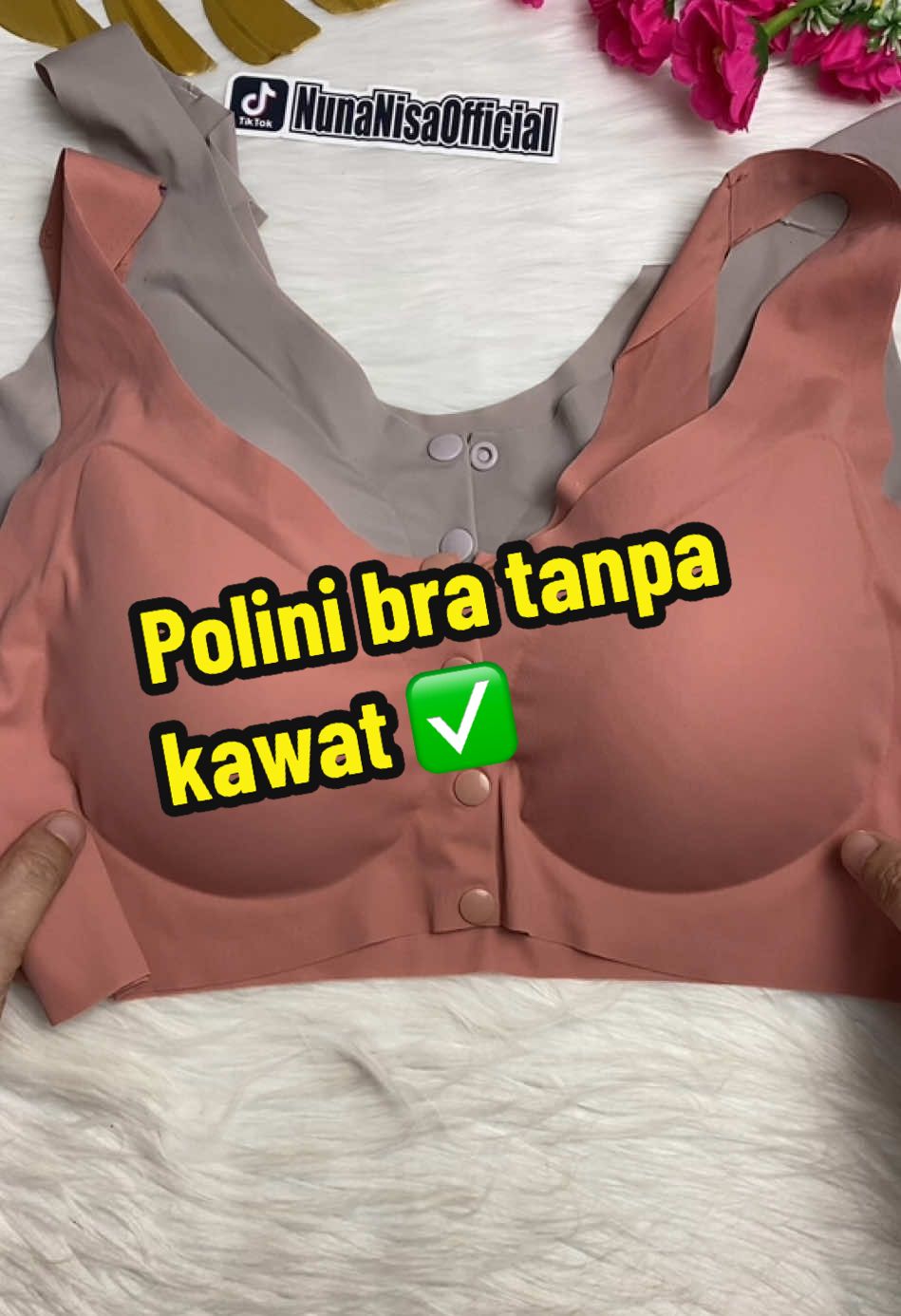 Bra polini seamless anti begah ✅😍 #polini #bra #bramurah #dalaman #brapremium #bratanpakawat #busui 