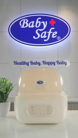 Bun.. bun.. ada yang baru nih dari BabySafe! 🥳 Ini dia Sterilize & Dry (LBD02), mesin sterilizer dengan pengering yang mampu membunuh 99,99% virus dan bakteri, sehingga botol susu dan aksesorisnya langsung siap dipakai kembali. Dilengkapi rak pengering yang dapat dilepas-pasang dan fitur 6 in 1 untuk steril, pengeringan, penyimpanan steril, mengukus makanan, merebus telur, hingga membuat camilan buah kering. Praktis dan serbaguna bukan? Pilih yang safe, ya BabySafe #babysafe #babysafeproduct
