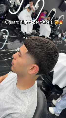 10 guard haircut with high taper tutorial 🫣🔥#chicagobarber #viral #tutorial #10gaurdbuzzcut