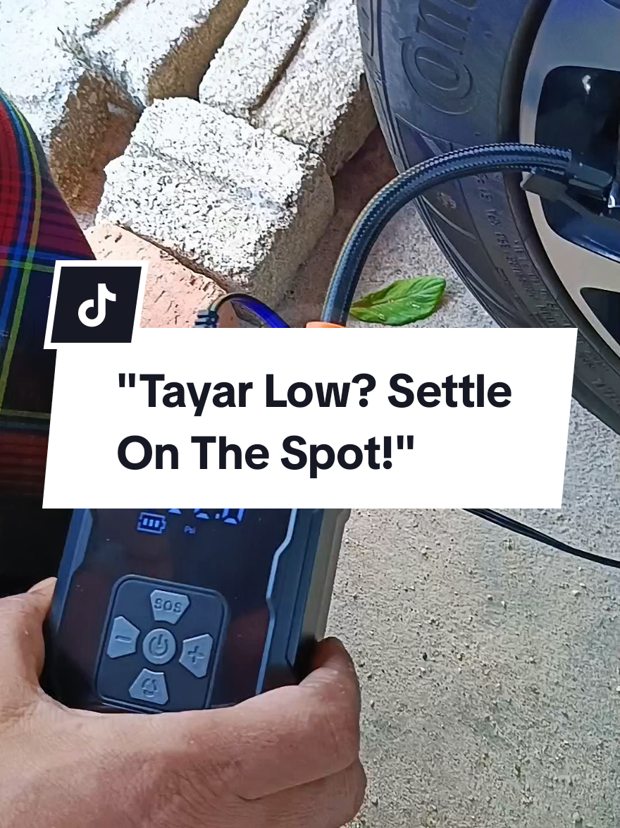 Angin tayar low? Tekan je Meego Wireless Pump, siap dalam minit #meegopump #wirelessairpump #caraccessories #barangviral #diykereta #tiktokmalaysia #automotif #mudahguna #carhacks #fyp 