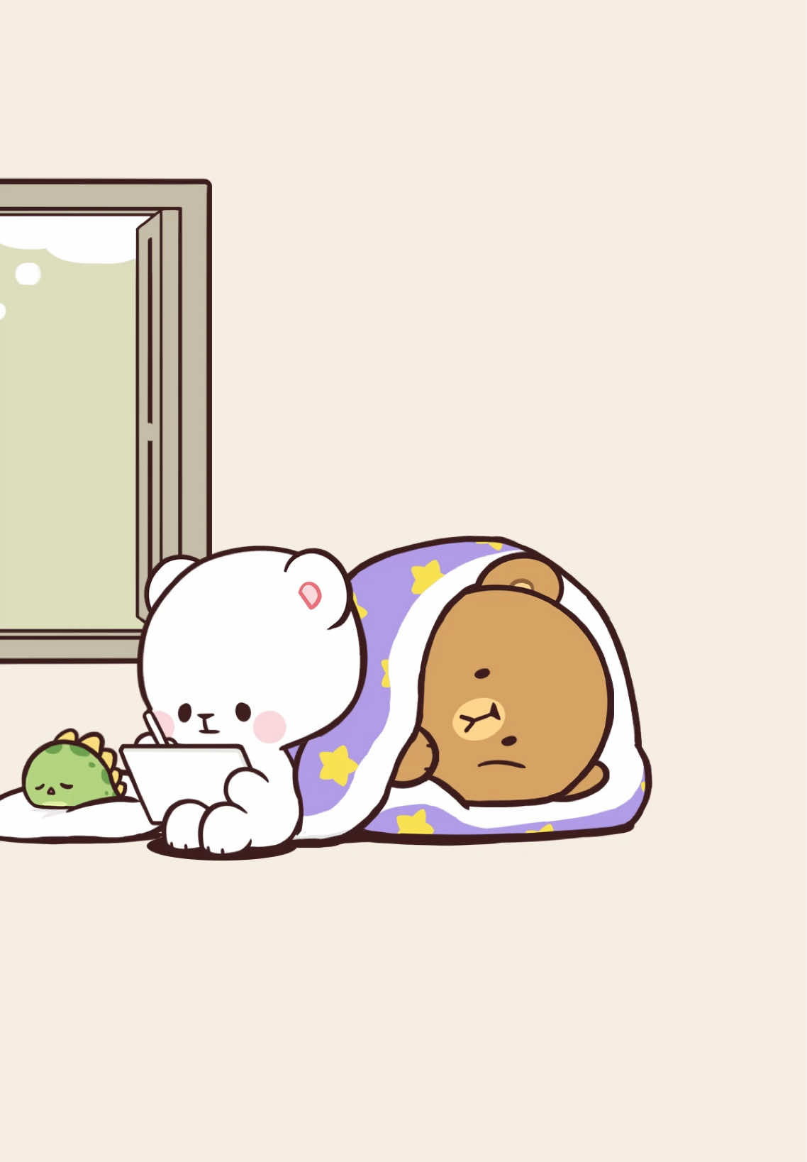 Never ❤ Feel free to mention someone you want to be with always~! 💕 #milkmocha #mochaandmilkbears #milkmochabear #fypシ #milkandmocha #cuteanimation #fyp #animation #fypage #bears 