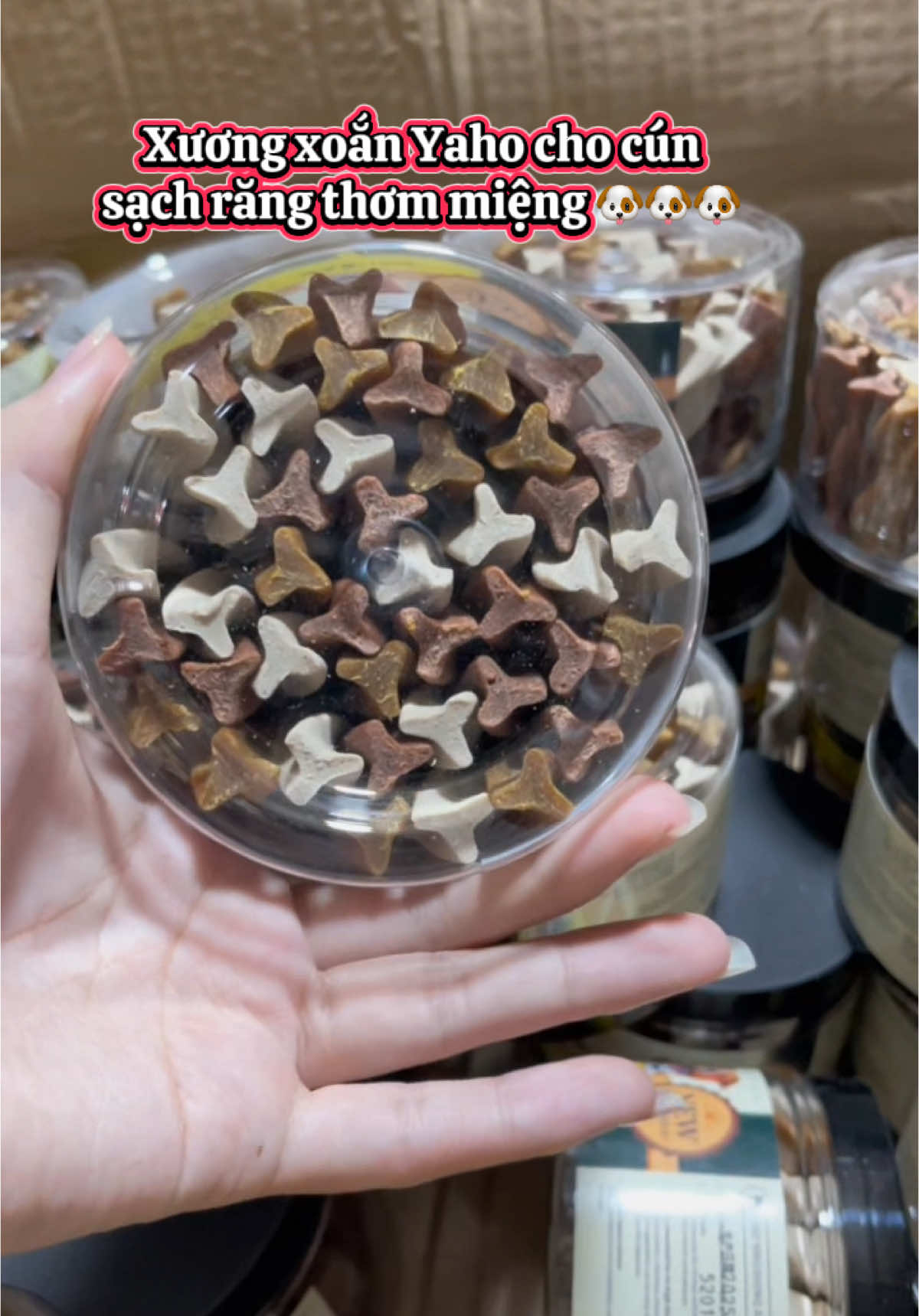 Xương xoắn Yaho cho cún sạch răng thơm miệng 🐶🐶#chomeodangyeu #dogsofttiktok #meomeomuasam #dog #meow #dogtok #thucanthucung #thucanchomeo #banhthuongchomeo 