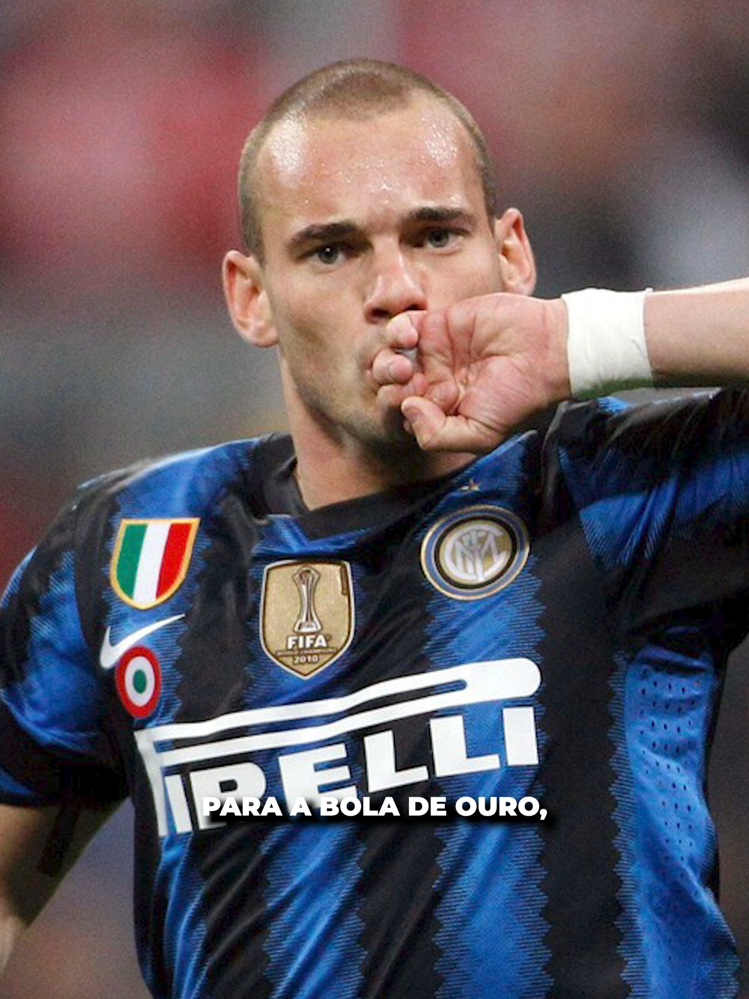 Sneijder foi descartado do Real e virou o dono do Bernabéu, mas a Bola de Ouro não achou tudo isso.. 2010 era dele? #sneijder #boladeouro #championsleague #CriadorPorEsporte