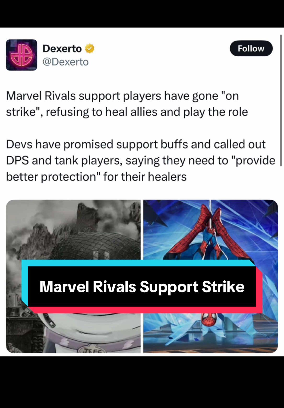 Marvel Rivals Support Strike #support #healing #marvel #marvelrivals #gaming #romansempire