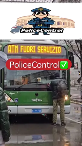 Blocca l’autobus e distrugge il parabrezza: è questo il rispetto? #cronaca #milano #PoliceControl” #polizia 