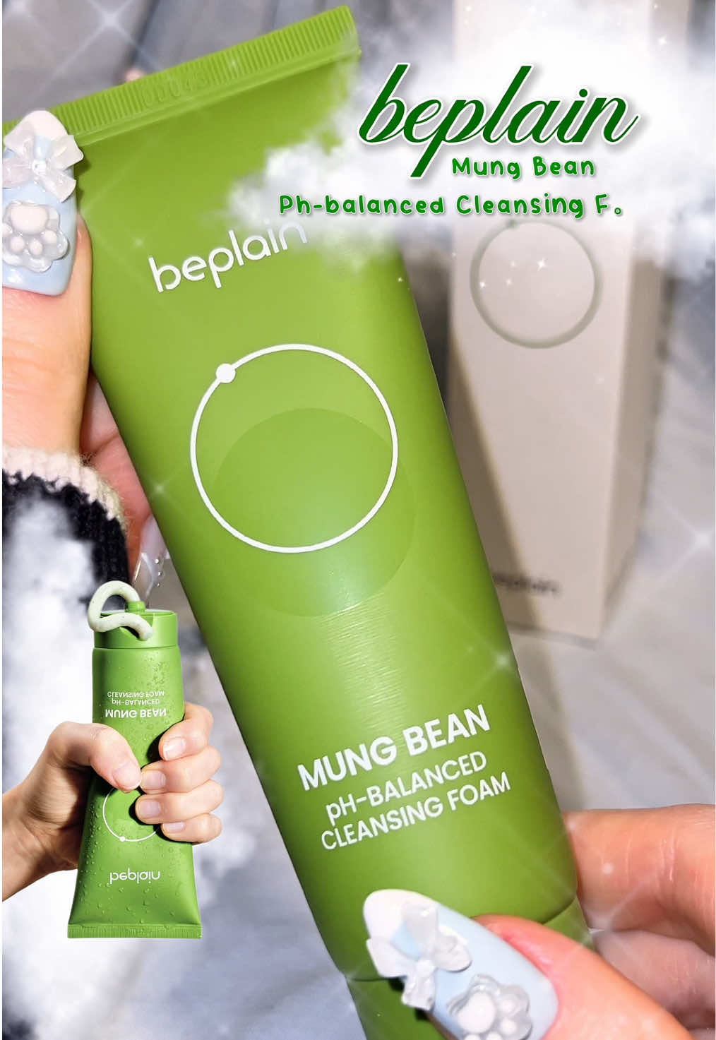 beplain - Mung Bean Ph-balanced Cleansing Foam🌱 Use my rewards 𝐂𝐎𝐃𝐄: 𝐑𝟒𝟗𝐋𝐆𝟑 for a discount on 𝐘𝐞𝐬𝐒𝐭𝐲𝐥𝐞❣️ #beplain #mungbean #cleansingfoam #kbeauty #koreanskincare #skincareroutine #gentlecleanser #phbalanced #sensitiveskin #acneprone @YesStyle @beplain 비플레인 