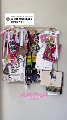 Replying to @likesgirls_ Hanging Scrapbook Tour 📸✨