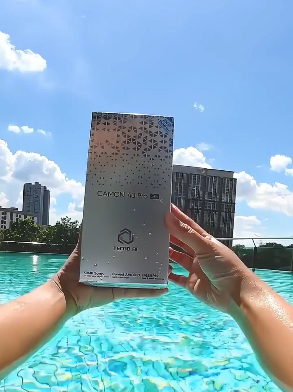 #tecnopakistan #Tecnocamon40pro#waterproof#unboxing #AIphone @TECNO Mobile 