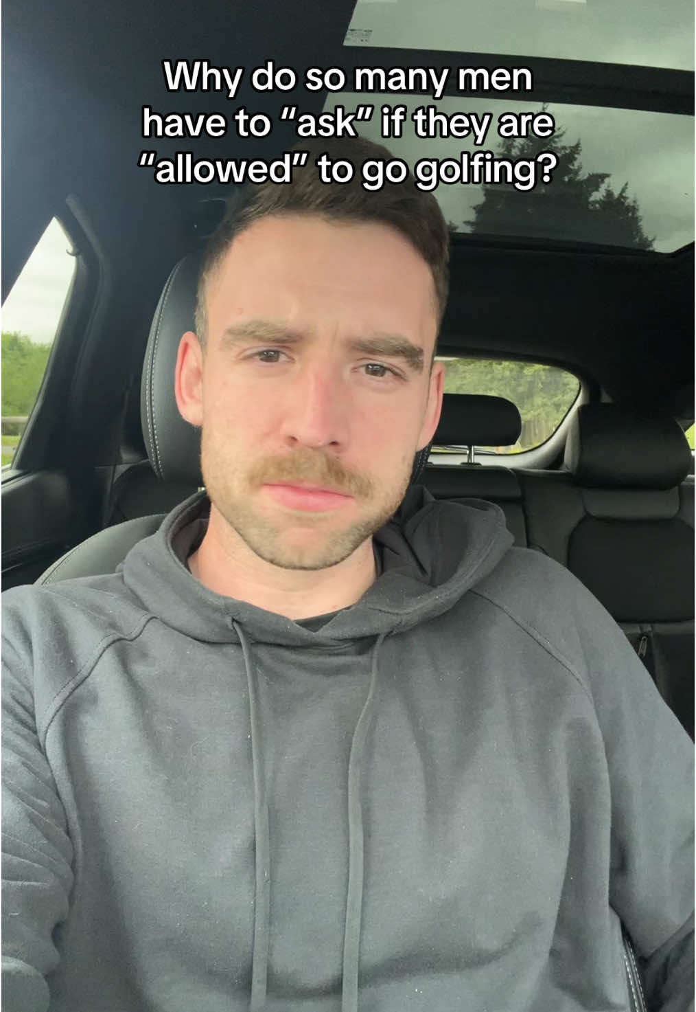 Why do so many men have to “ask” if they are “allowed” to go golfing?