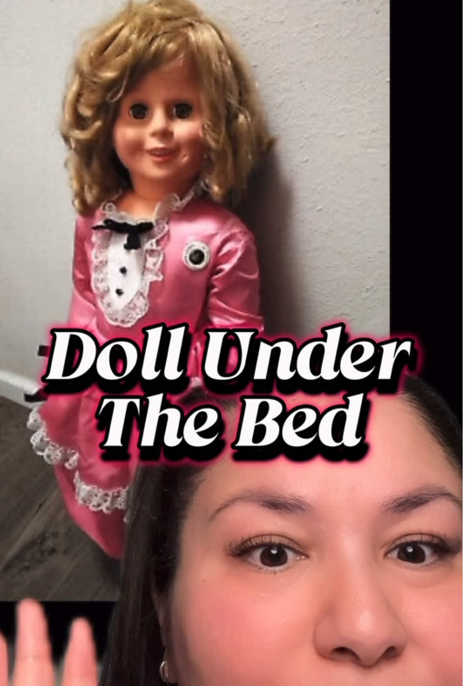 Doll Under The Bed 😳 I translated this story from Spanish to English by MundoCreepy on YT ♥️ #paranormal #scaryexperience #haunted #scarystories #ghoststories #scary #hauntedtiktok #scarystorytime #spookystories #paranormalstories #paranormalstory #hauntedhouse #hauntedtoys #hauntedtoy #haunteddolls #scaryvideos #haunteddoll #viral #fypシ゚viral #fyp 