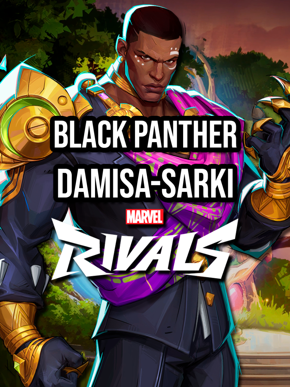 Black Panther Damisa-sarki 💎😎 #MarvelRivals #hellfiregala #MarvelRivalsPartner #blackpanther #damisasarki #NewSkin #nuevaskin 