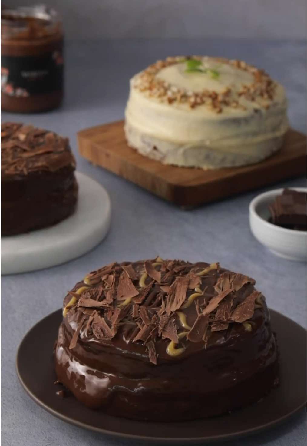 Minis!! 🫶🏼 Carrot cake/torta de chocolate con manjar/ torta de chocolate con fudge  • • • • • • #minis #torta #chocolate #manjar #carrotcake #fyp #mariate #parati 