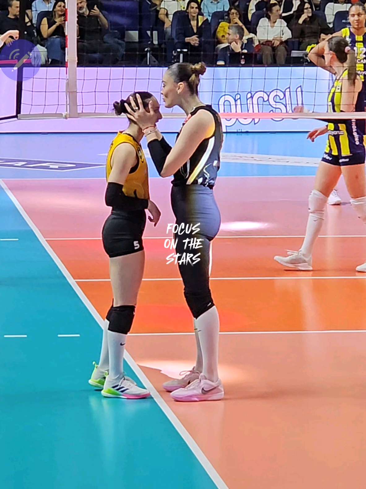 💋Zehra Gunes Kissing Ayca Aykac's ForeHead.  #zehragunes #zehragunesshorts #voleybol #volleyball #ayçaaykaç