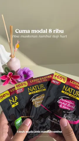 Hair mask murce😍✨ @Natur  #KuatDariAkar #NaturHairCare  #CapCut 