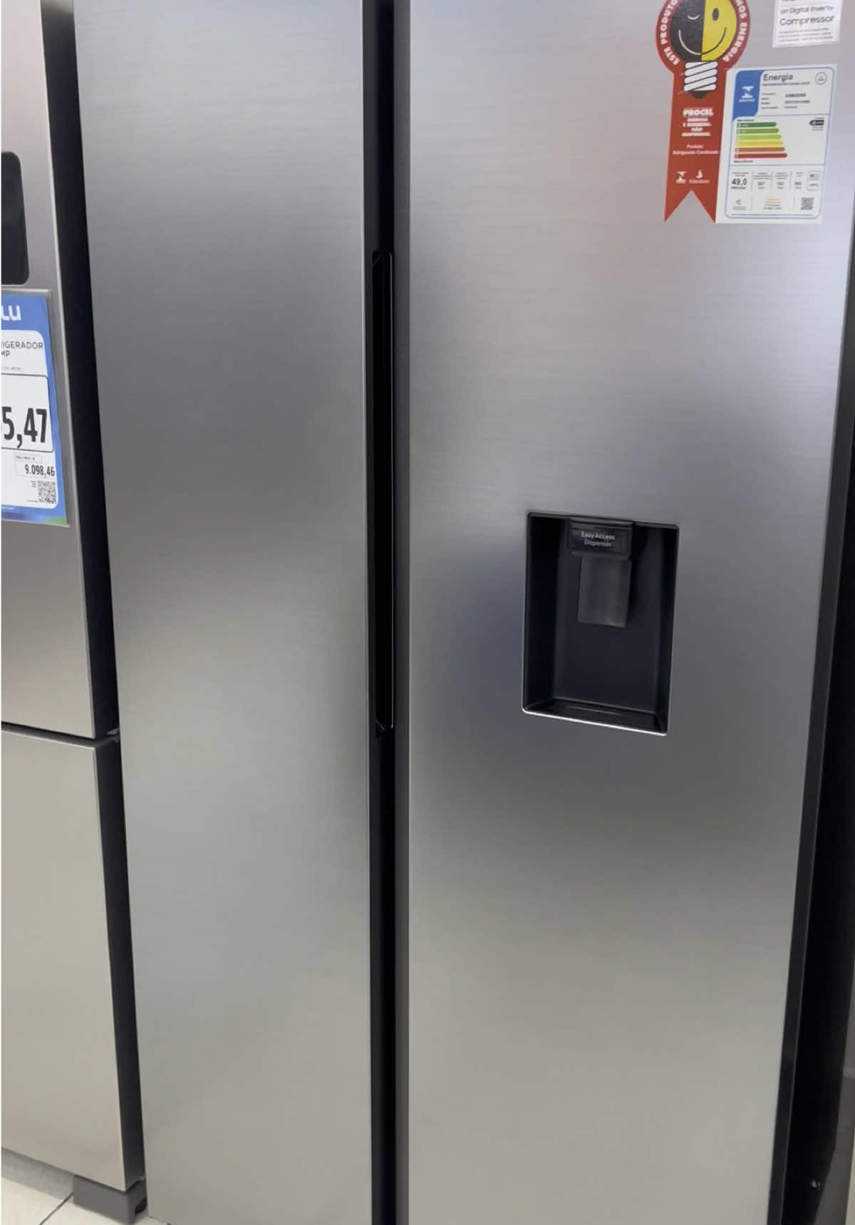 Lançamento geladeira side by side Samsung , aqui magazine Shopping Uberaba #magalu #temnomagalu #ofertas #promocoes #promocoesimperdiveis #uberaba #cartaoluiza 