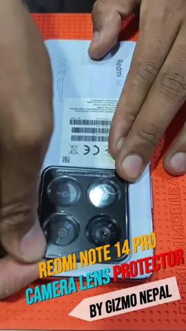 Redmi Note 14 Pro Camera lens Protector. . . #gizmonepal #redminote14series #redmicase#redminote14pro5g #camerslensprotector 