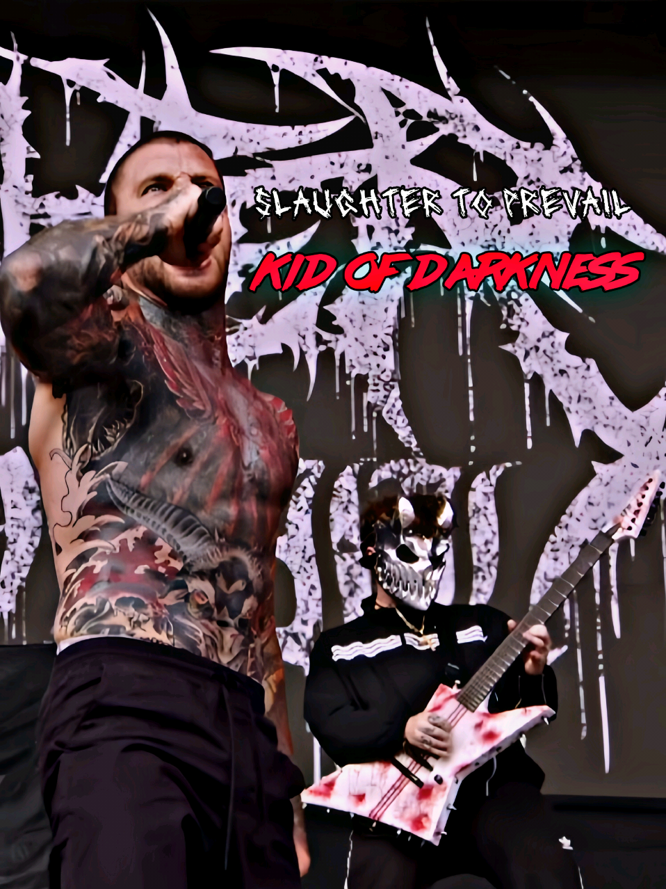 Slaughter to Prevail | Kid of Darkness (EDIT) #slaughtertoprevailmusic #alexterribleofficial #slaughtertoprevail #deathcore #deathcorevocalist #lyrics #headbanger #banger #heavymetal #metalcore #mask  #metalhead #rock 