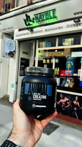 Unleash your inner beast with Animal Creatine 500g — now available at Nayble! Fuel strength, boost power, and train like an animal. Shop in-store or online today! #AnimalCreatine #NaybleSupplements #StrengthUnlocked #GymLife #creatinepower 