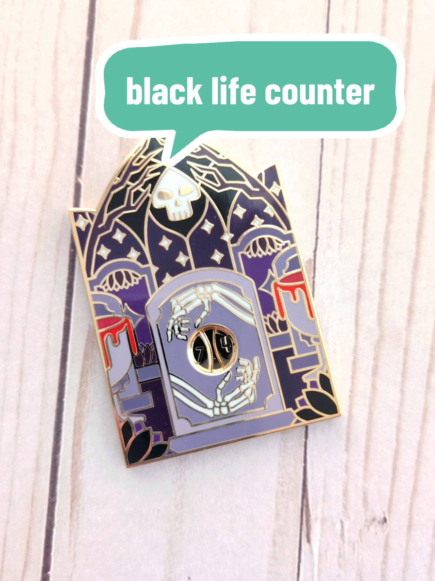 The black life counter is now available 😁💀 I don't know when I'll be able to make the next one but vote for what color it should be! (I'm thinking Green 🤔) #magicthegathering #mtg #mtgtiktok #mtgcommunity #monoblack 