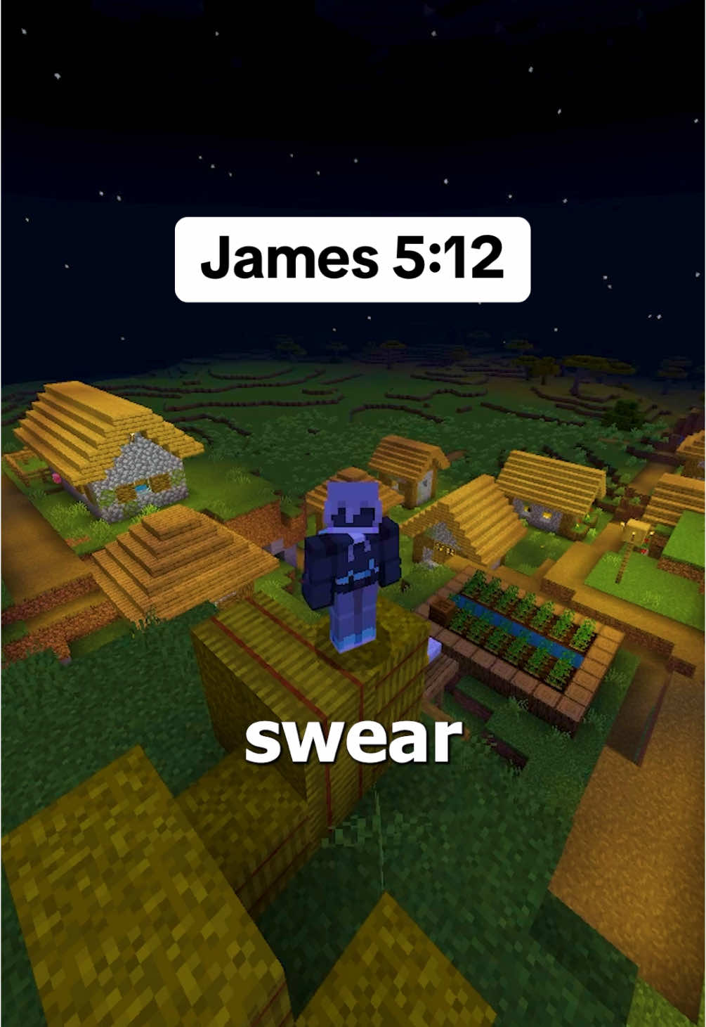 James 5:12 Use Honesty‼️ #christian #christianity #Minecraft 