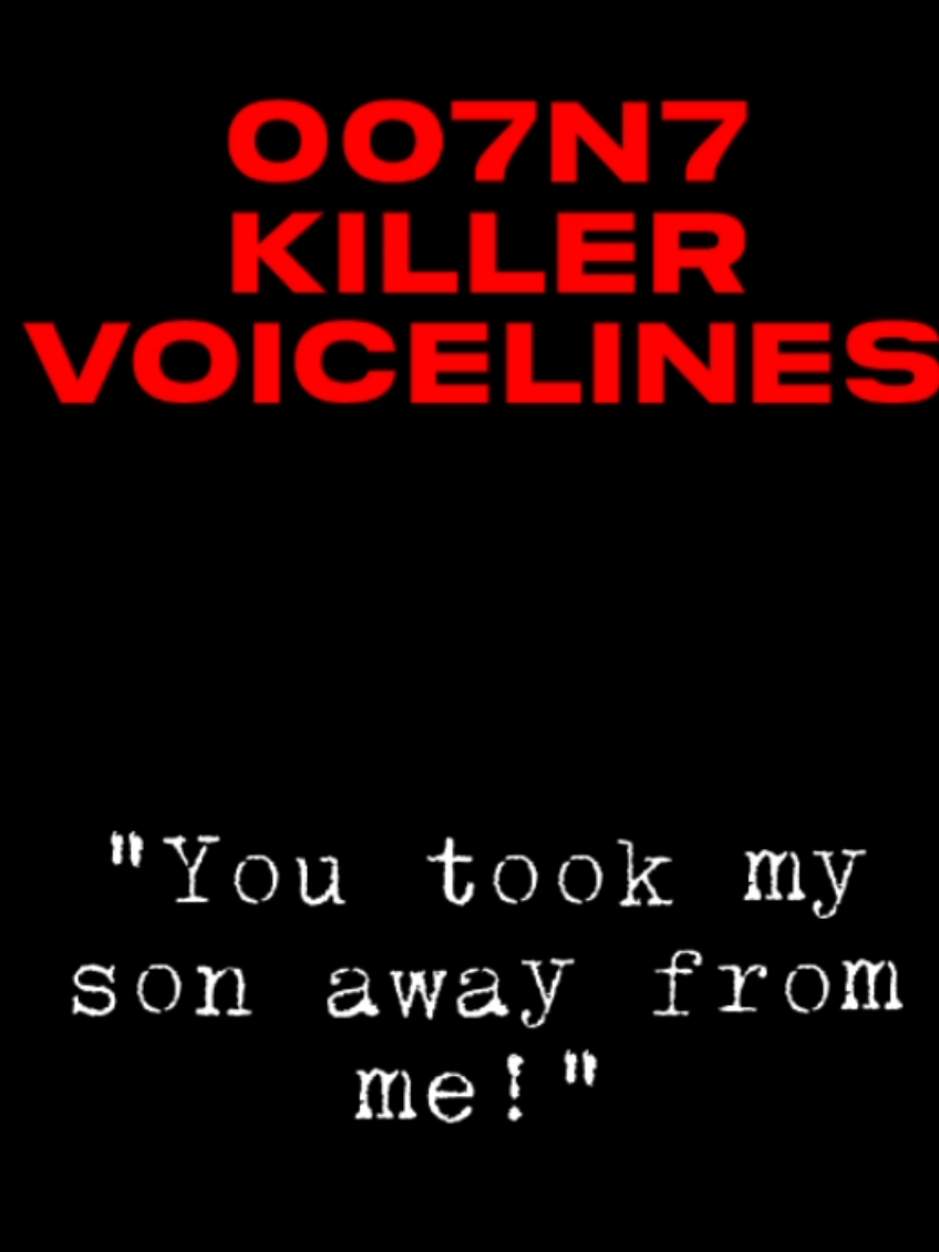 [ #READ ] : these were so fun to make!! i hope you enjoy :) || RAAAH!! if you have any questions about my killer 007n7 go ahead! he has a tiny bit of 