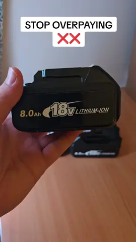 Makita Users stop over paying for your power tool batteries. These 18v batteries are currently on a flash sale.  #makita #makitatools #makitapowertools #builders #buildersoftiktok #carpenter #carpentry 