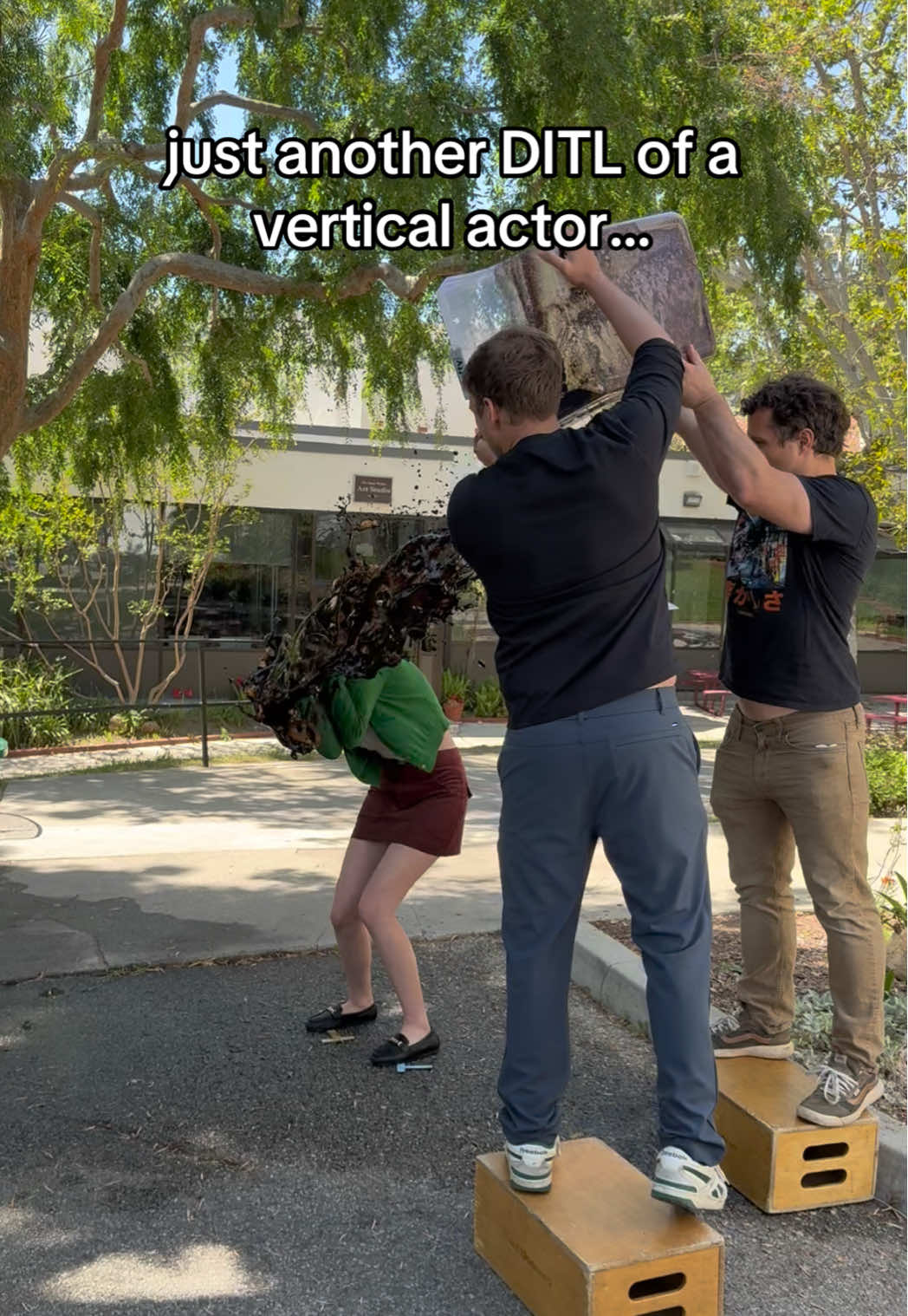 in case you wondered what it’s like to be an actor in those ads you get on your fyp, sometimes this is it… #verticals #verticalshorts #verticalactor #actress #onset #ditl #fyp #foryou 