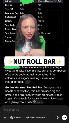 Replying to @Nursessj @Genius Gourmet #geniusgourmet #nutrollbar #chatgpt 