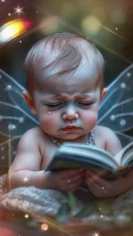 Reading a sad story #baby #babylove #babytiktok #babygirl #babylover #cutebaby #lovebaby #adorable #cute #Love #lovely #sweet #ai #animation #fantasy #dream #magic #imagination #illustration #viraltiktok #trendingviralvideo #viralvideos #videoviral #sadstory #readingbooks 